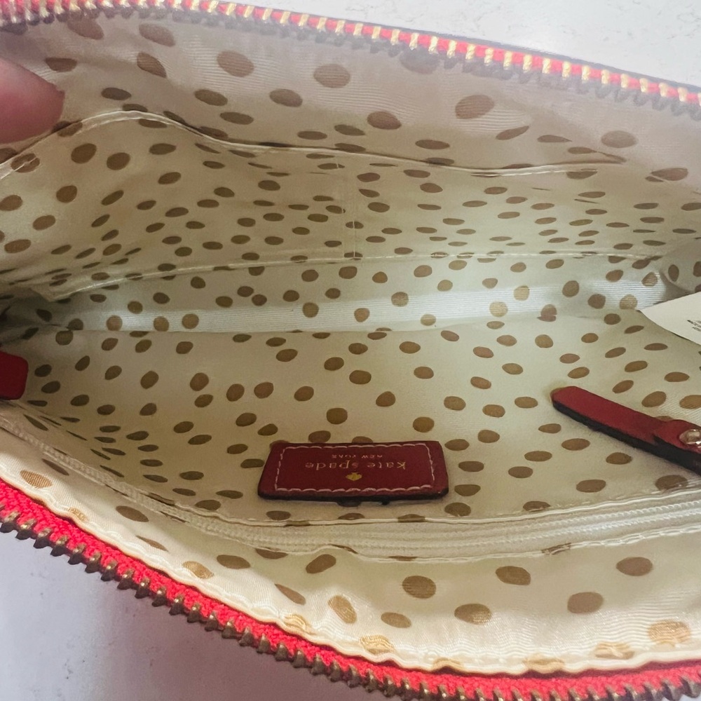 kate spade red leather chain-strap crossbody - Picture 9 of 11